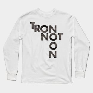 Vitruvian Tron Long Sleeve T-Shirt